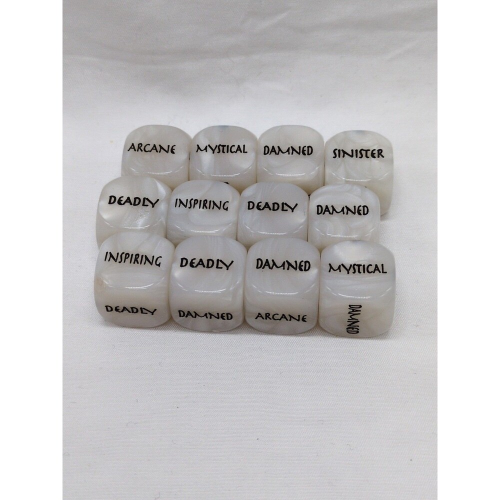 (12) Warhammer Age Of Sigmar Terrain Dice 19mm